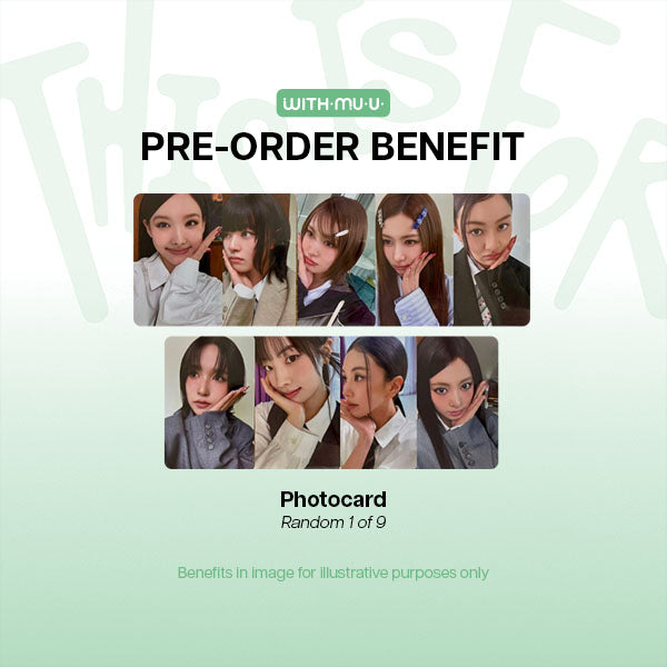 TWICE THIS IS FOR 4th Album Digipack Ver - Withmuu POBs
