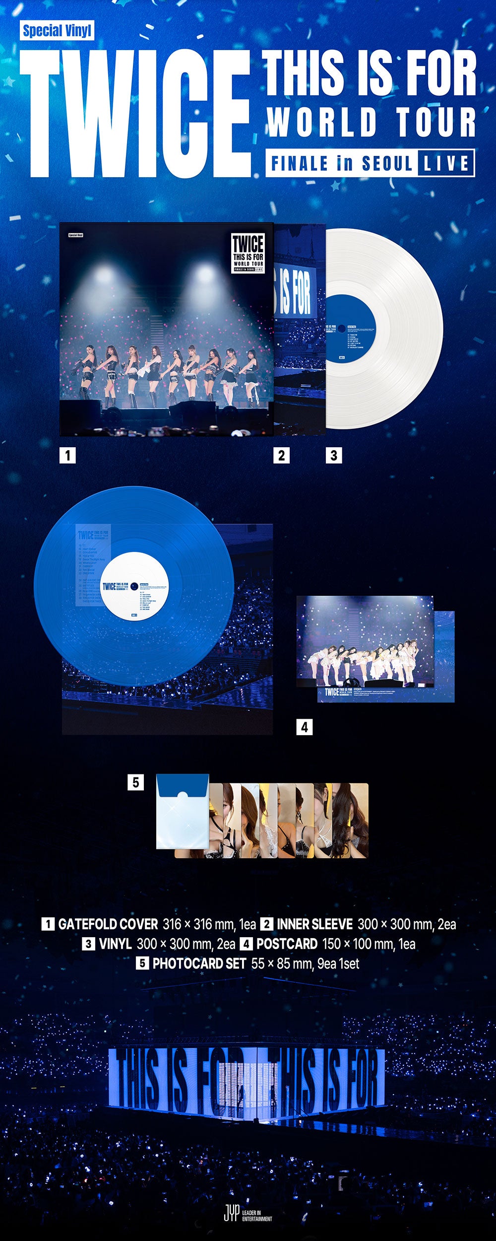 [PRE-ORDER] TWICE - THIS IS FOR [World Tour Finale in Seoul Live - Special LP Ver.] gallery image 1