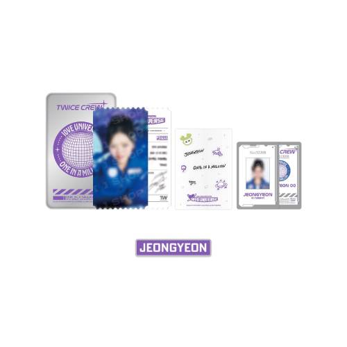 TWICE Tin Case Photo Set 2025 Fanmeeting 10VE UNIVERSE Official MD - JEONGYEON Version
