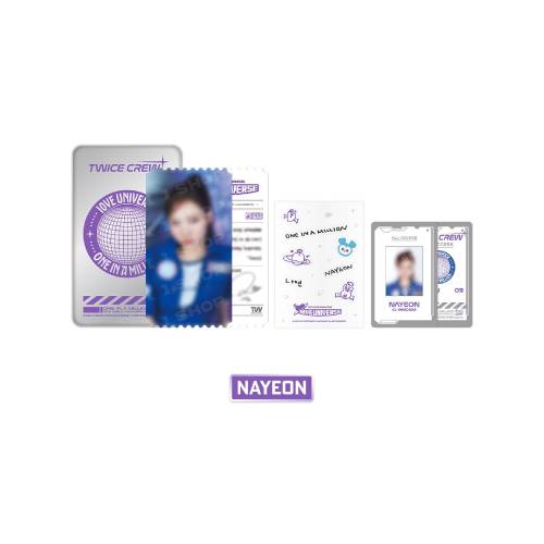 TWICE Tin Case Photo Set 2025 Fanmeeting 10VE UNIVERSE Official MD - NAYEON Version
