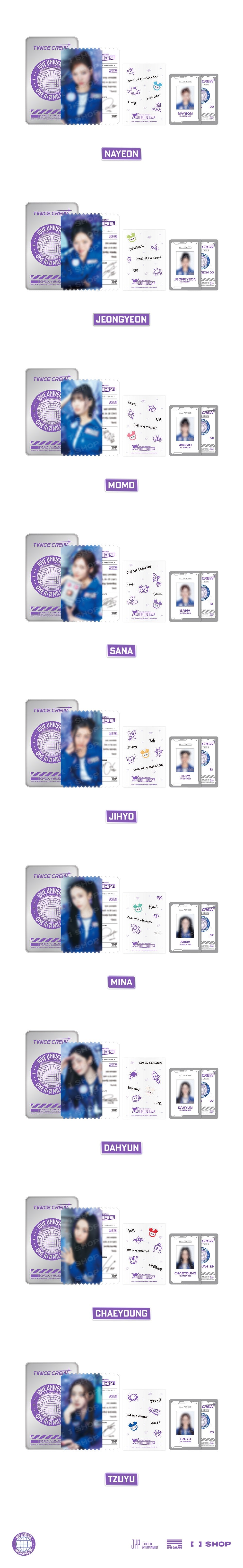 [PRE-ORDER] TWICE -  Tin Case Photo Set [2025 Fanmeeting '10VE UNIVERSE' Official MD]