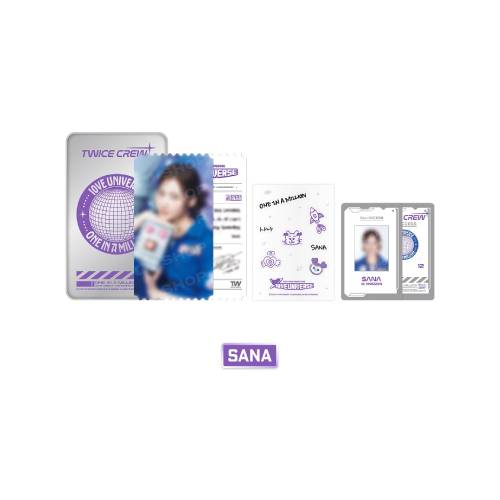 TWICE Tin Case Photo Set 2025 Fanmeeting 10VE UNIVERSE Official MD - SANA Version