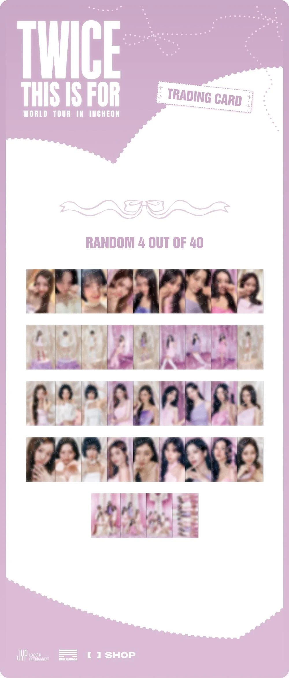 TWICE - Trading Card ['THIS IS FOR' World Tour in Incheon Official