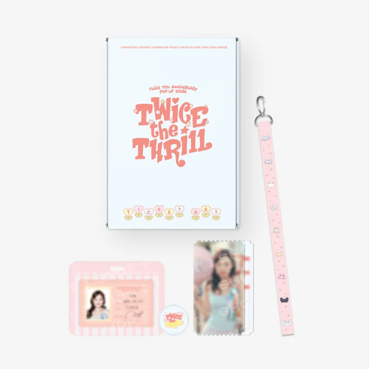 TWICE TWICE Land Ticket Set 11th Anniversary TWICE the THRILL POP UP Official MD - main image