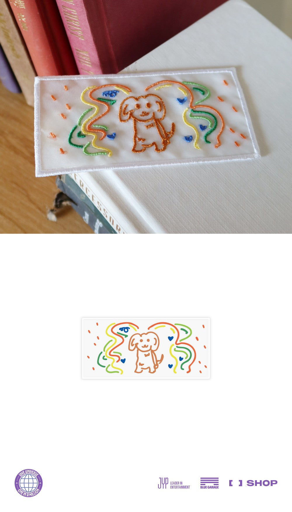 [PRE-ORDER] TWICE - TZUYU Fabric Bookmark [2025 Fanmeeting '10VE UNIVERSE' Official MD]