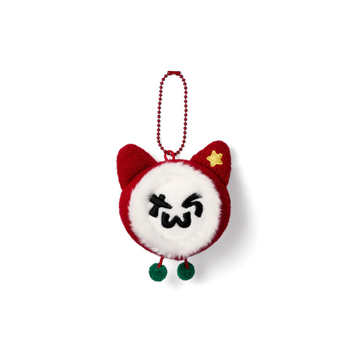 TWS Cat Face Keyring TWS HOLIDAY WITH U Official MD - main image
