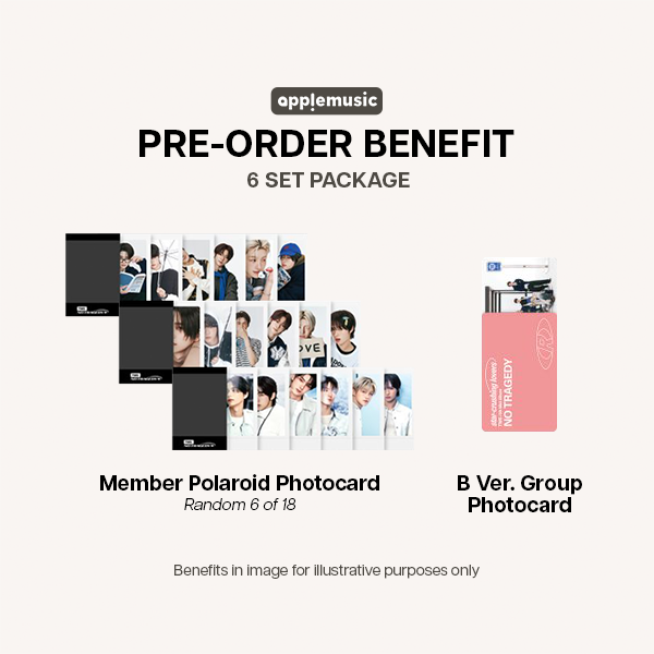 TWS NO TRAGEDY 5th Mini Album BLUSH Compact Ver - Apple Music Set POBs