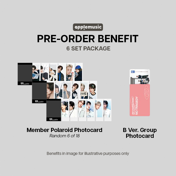 TWS NO TRAGEDY 5th Mini Album HUSH Compact Ver - Apple Music Set POBs
