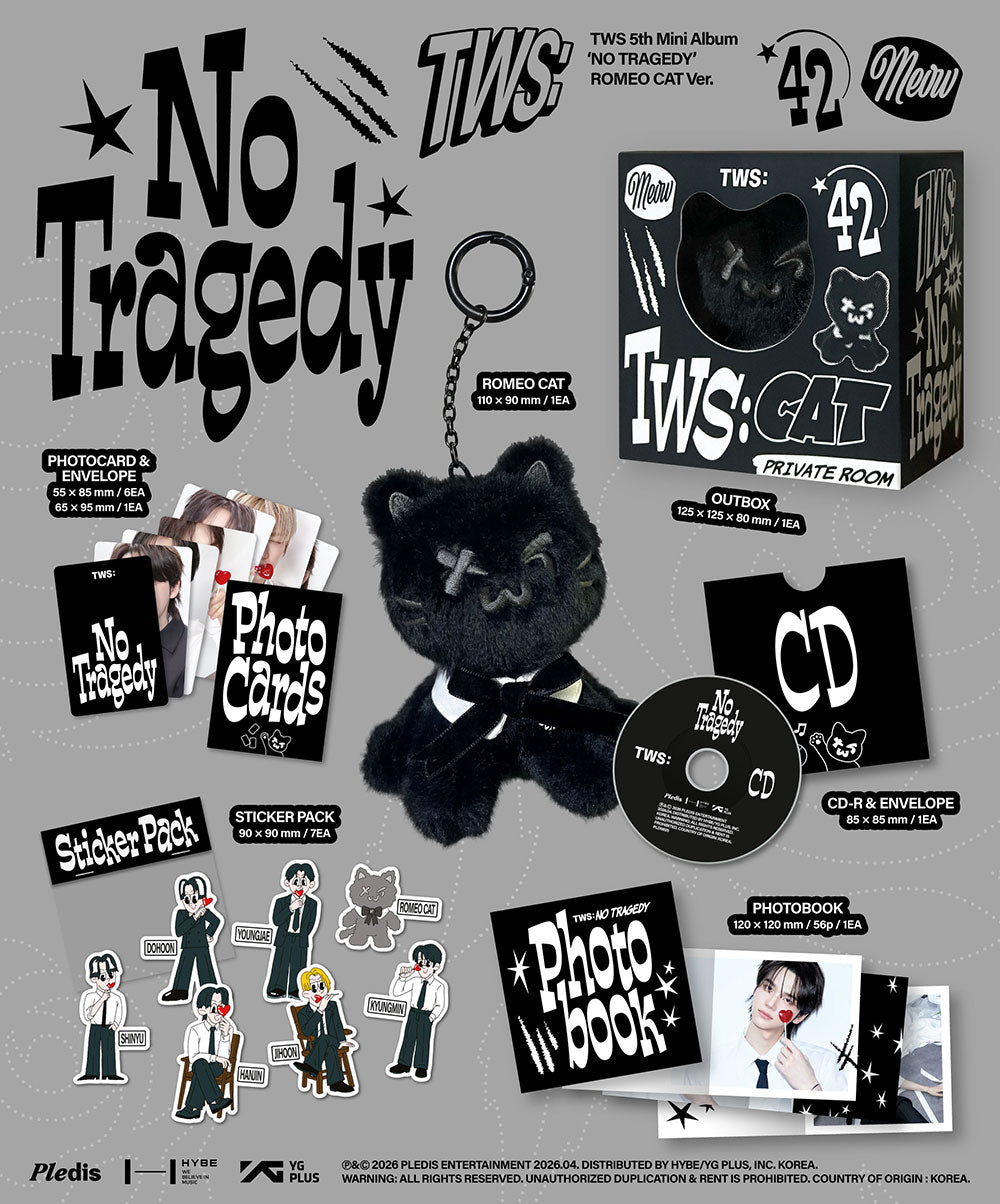 TWS - NO TRAGEDY [5th Mini Album - ROMEO CAT Ver.]
