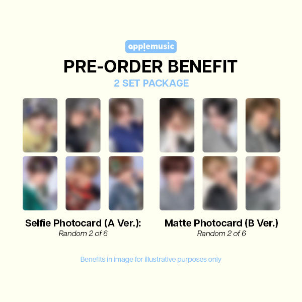 TWS play hard 4th Mini Album - Apple Music Set POBs