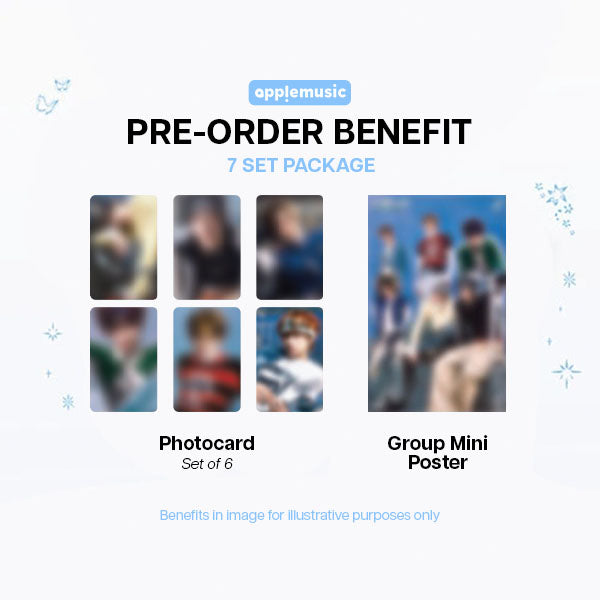 TWS play hard 4th Mini Album Compact Ver - Apple Music Set POBs