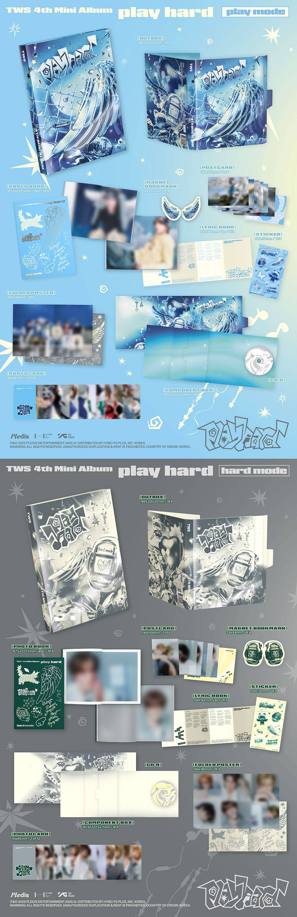 [PRE-ORDER] TWS - play hard [4th Mini Album]