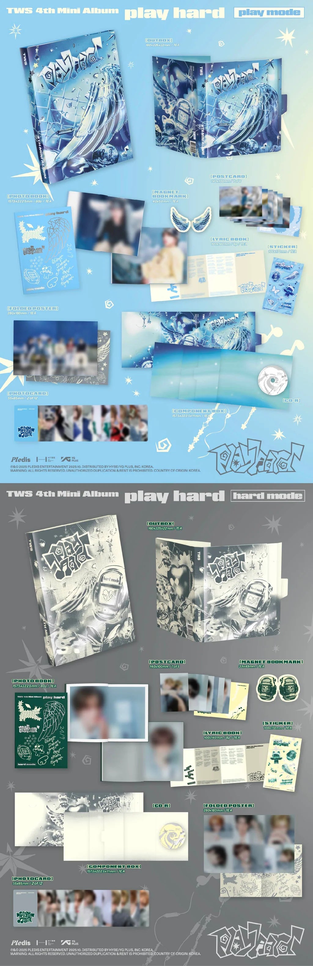[PRE-ORDER] TWS - play hard [4th Mini Album - hello82 Exclusive Ver.]