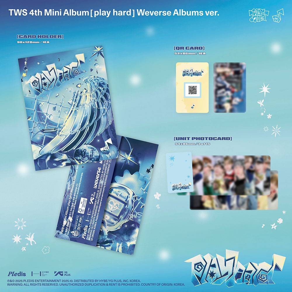 [PRE-ORDER] TWS - play hard [4th Mini Album - Weverse Ver.]