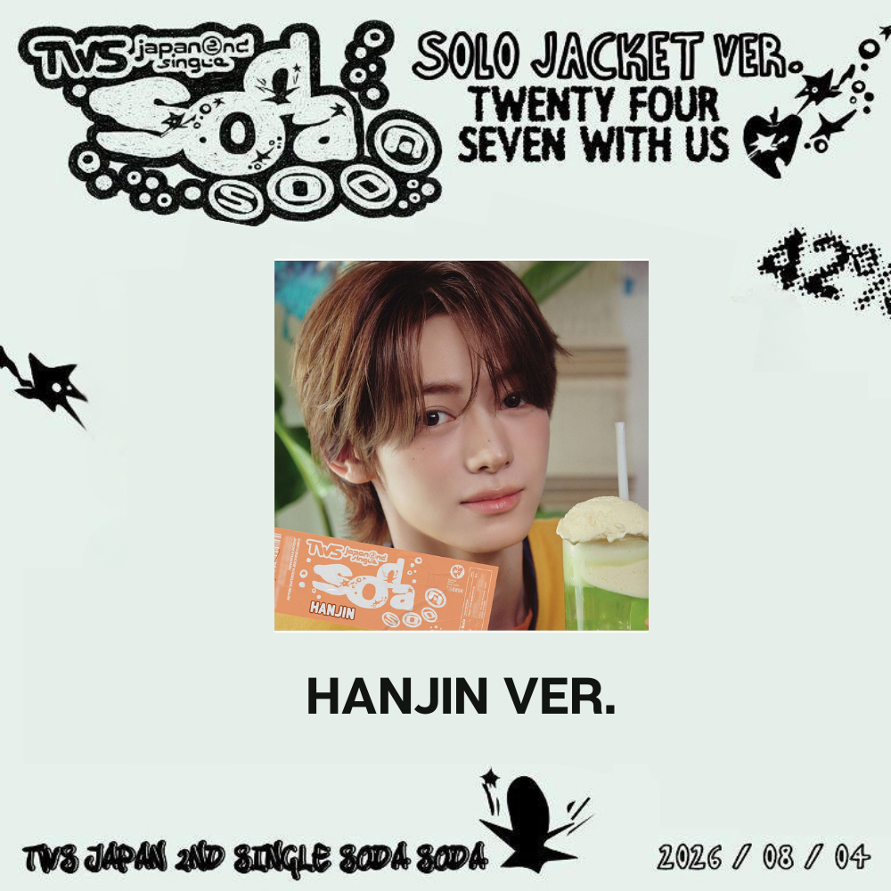 TWS SODA SODA 2nd JP Single Album Solo Jacket Ver - HANJIN Ver - main image