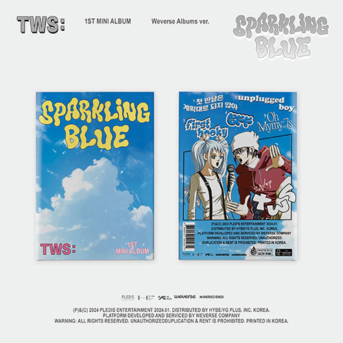 TWS Sparkling Blue 1st Mini Album - Weverse version main image