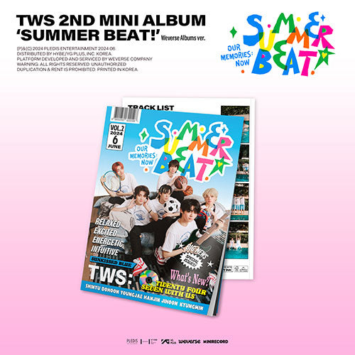 TWS - SUMMER BEAT 2nd Mini Album - Weverse Version main image