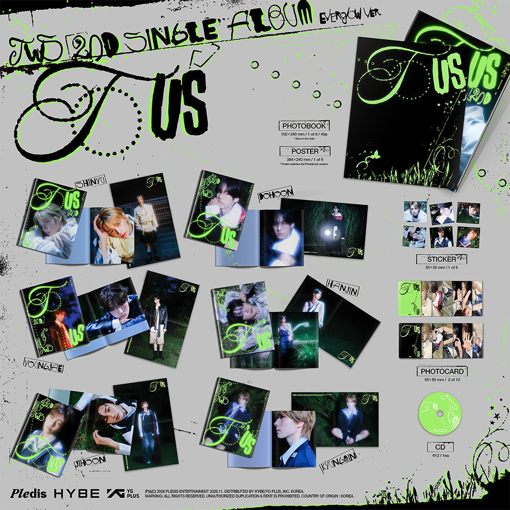 [PRE-ORDER] TWS - TO US [2nd Single Album - Everglow Ver.] gallery image 1