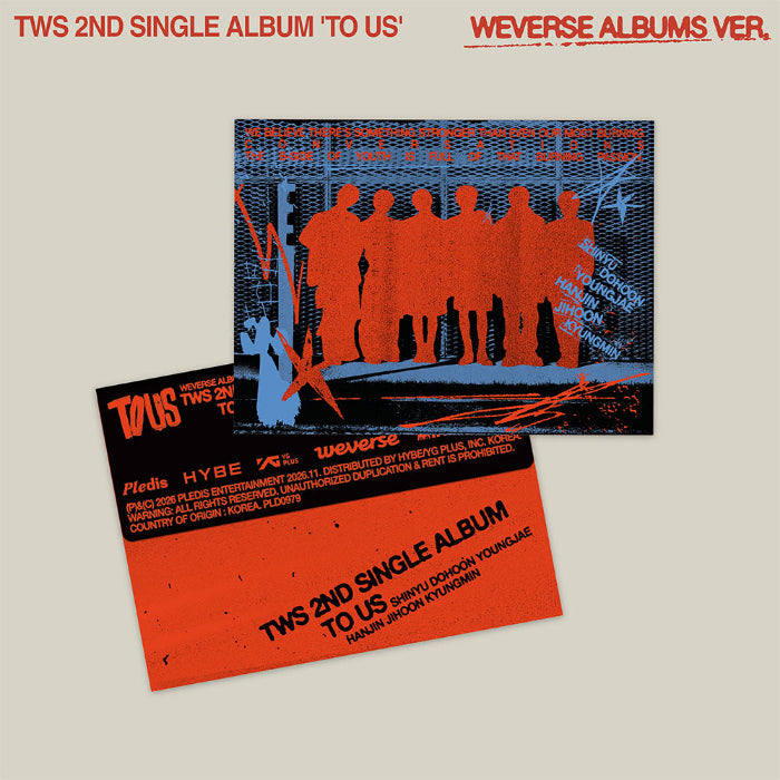 TWS TO US 2nd Single Album Weverse Ver - main image