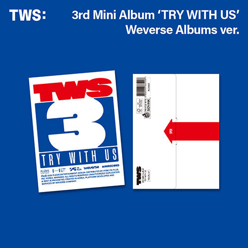 TWS - TRY WITH US [3rd Mini Album - Weverse Ver.] - K PLACE