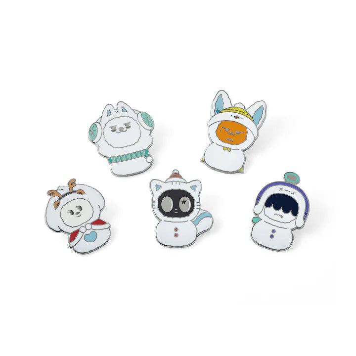 TXT Badge Set PPULBATU SNOW MAGIC Official MD - main image