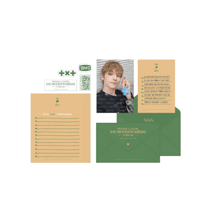TXT Letter Set WITH LOVE HUENINGKAI OFFICIAL MD Official MD - main image