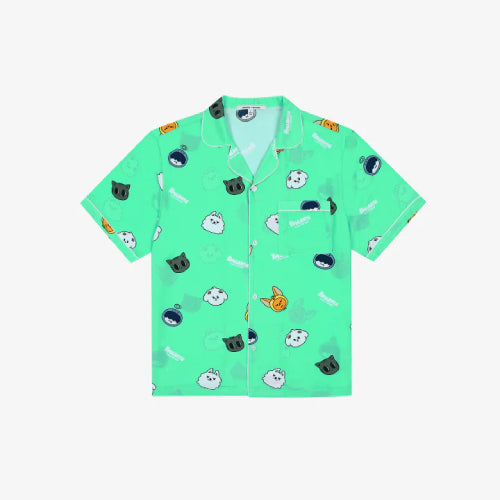 TXT Pajama Top Mint PPULBATU WARI WARI CHARACTER POP UP Official MD - main image