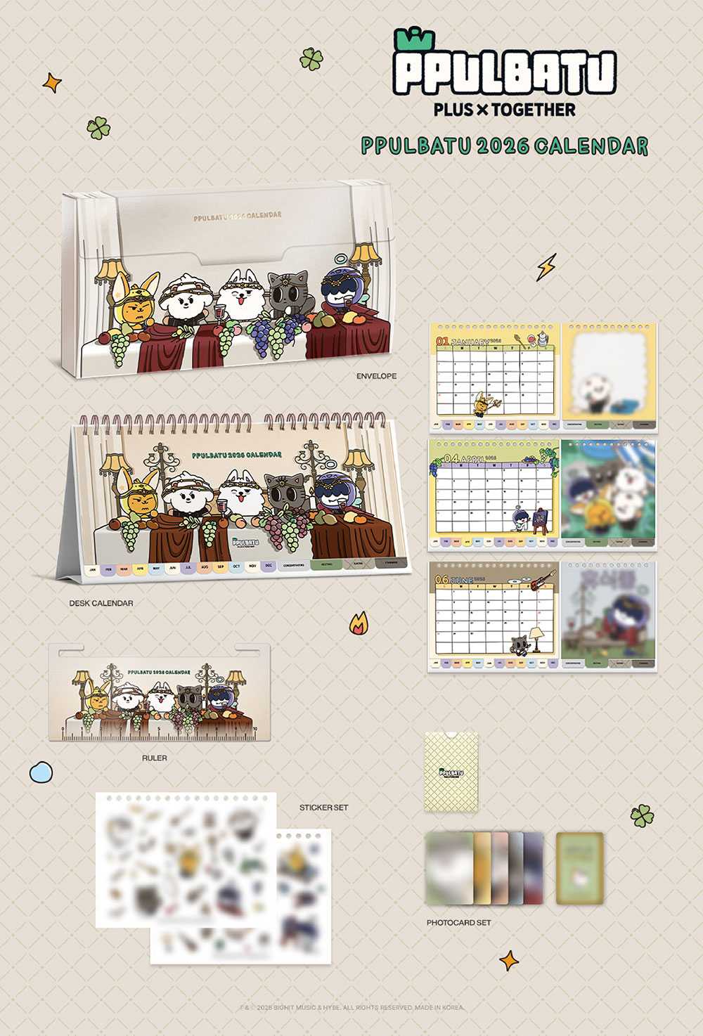 [PRE-ORDER] TXT - PPULBATU 2026 Calendar