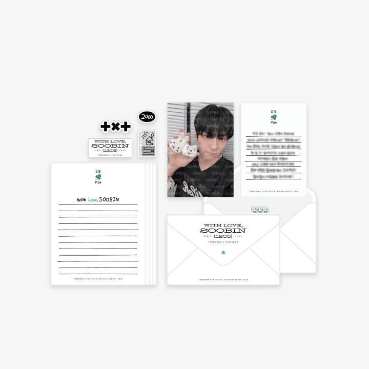 TXT SOOBIN Letter Set WITH LOVE SOOBIN Official MD - main image