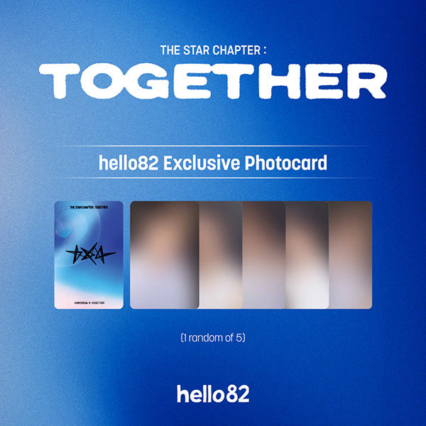 TXT Star Chapter TOGETHER 4th Album - hello82 Exclusive Photocard