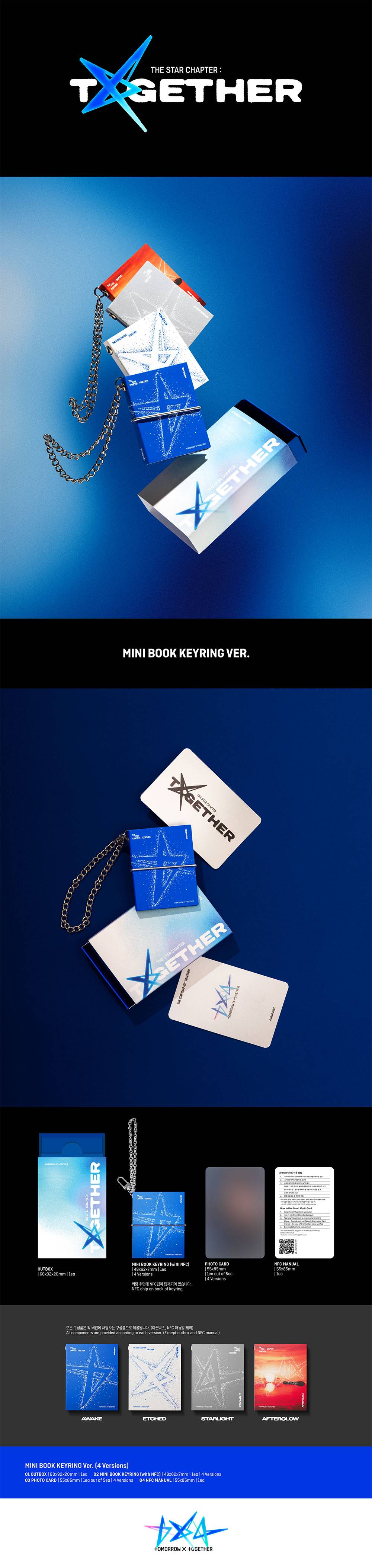 TXT - Star Chapter: TOGETHER [4th Album - Mini Book Keyring Ver.]