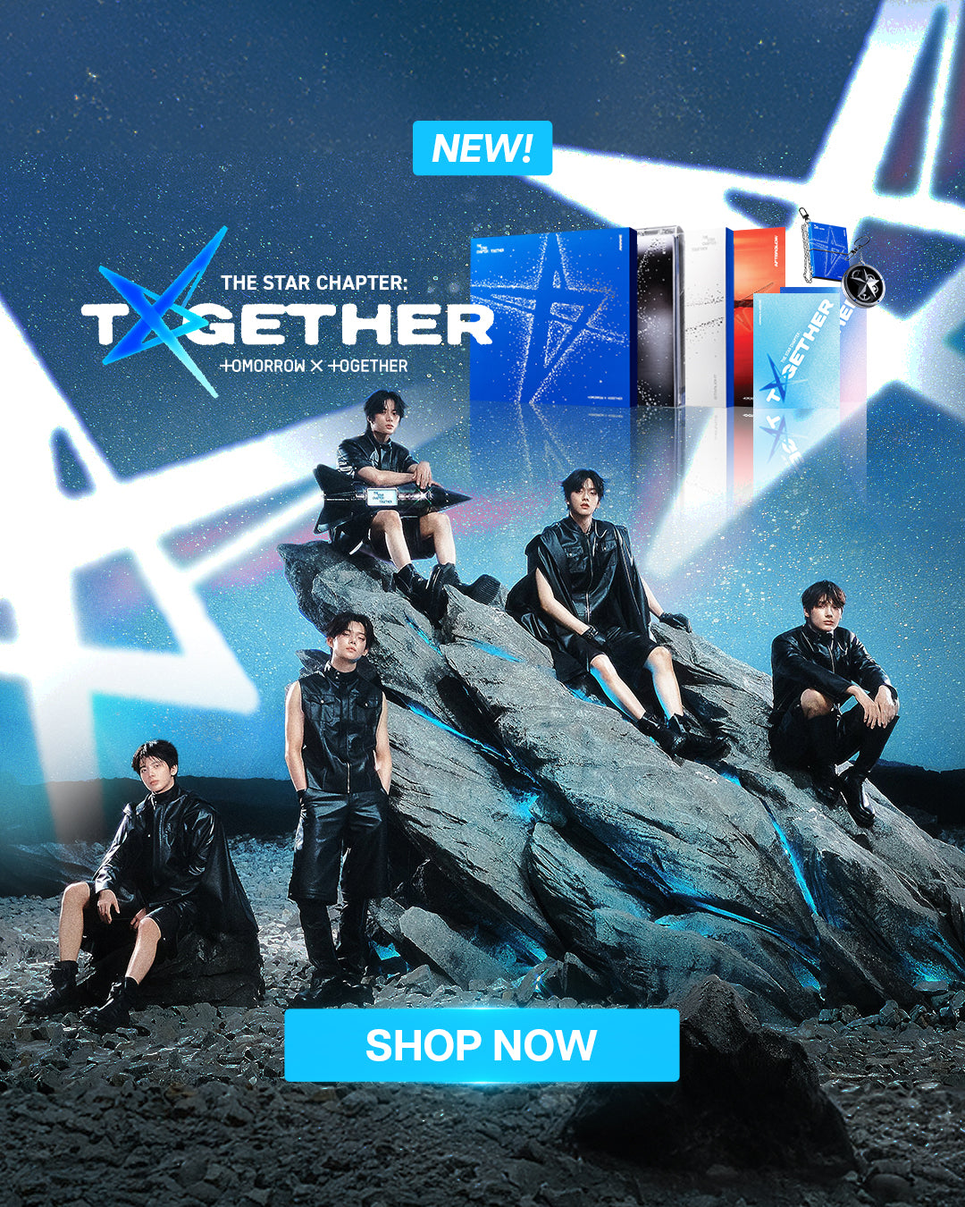 TXT THE STAR CHAPTER TOGETHER Album Banner Mobile