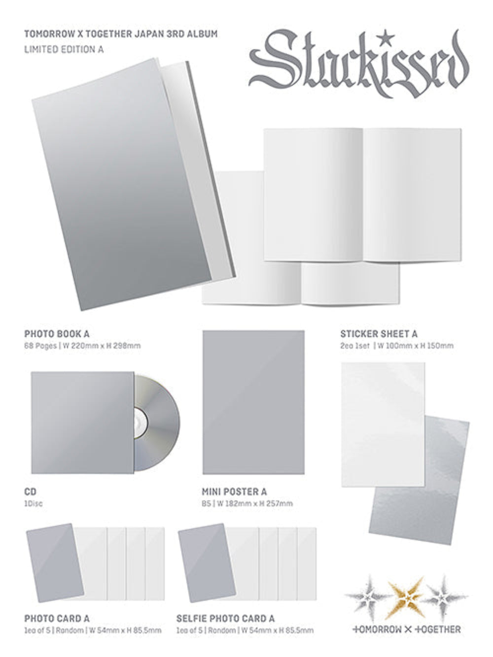 TXT - Starkissed [3rd JP Album - Limited Edition A] - K PLACE