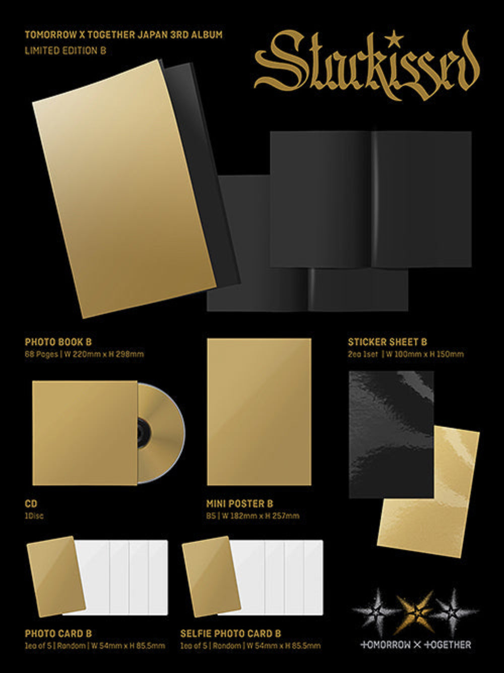 [PRE-ORDER] TXT - Starkissed [3rd JP Album - Limited Edition B]