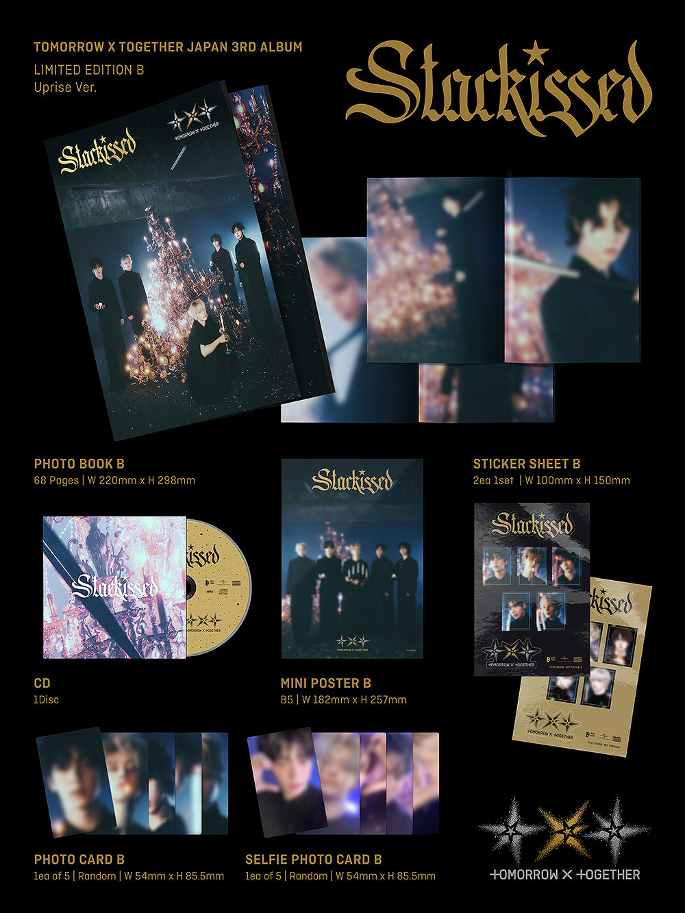 TXT - Starkissed [3rd JP Album - Limited Edition B]
