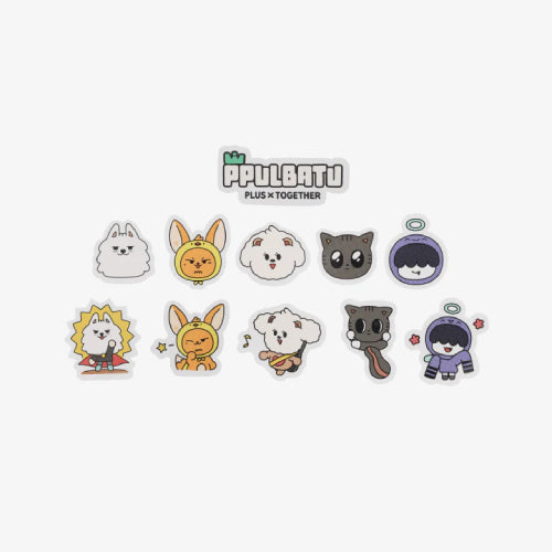 TXT Sticker Set PPULBATU WARI WARI CHARACTER POP UP Official MD - main image