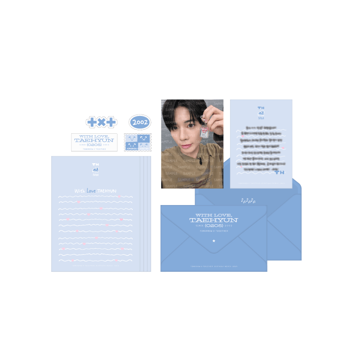 TXT TAEHYUN Letter Set WITH LOVE TAEHYUN Official MD main image