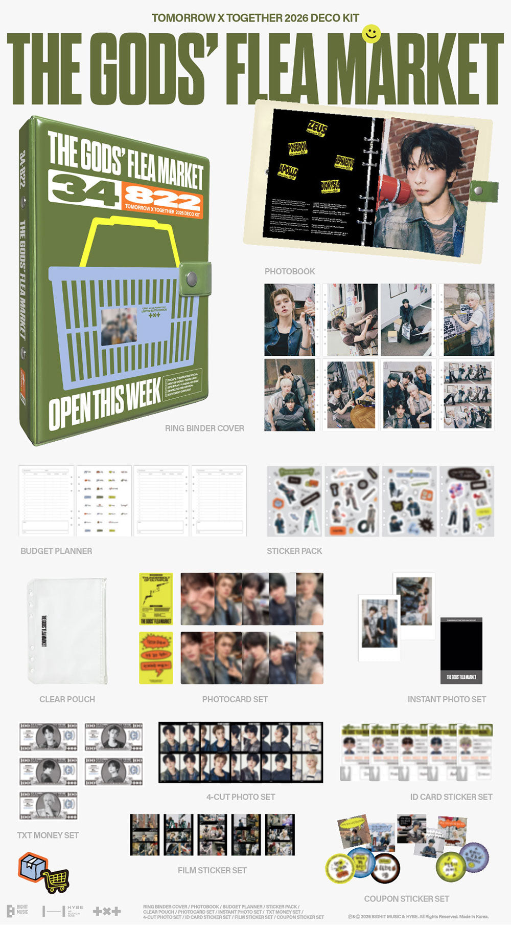 TXT - THE GOD'S FLEA MARKET [2026 DECO KIT] gallery image 1