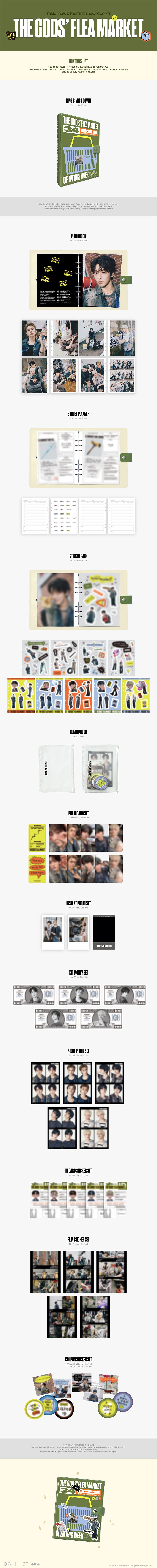 TXT - THE GOD'S FLEA MARKET [2026 DECO KIT] gallery image 2