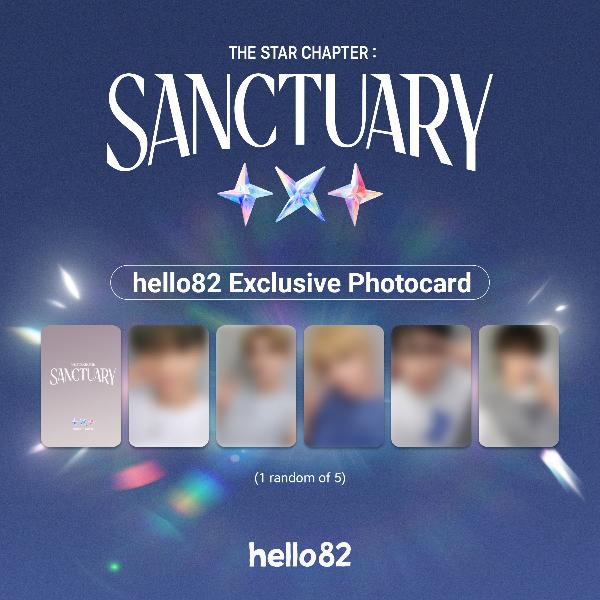 TXT The Star Chapter SANCTUARY 7th Mini Album - hello82 Exclusive version Photocard Image