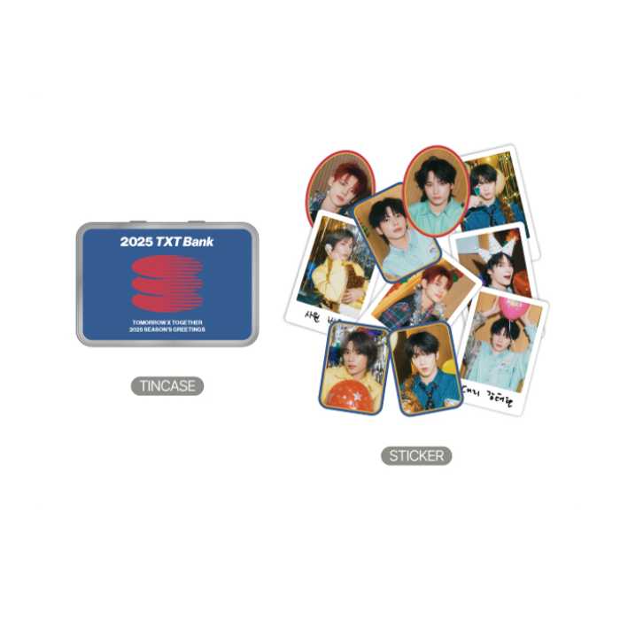 Txt Journal Sticker TXT - Tincase Sticker Set [2025 Season's Greetings POP-UP Official MD ...