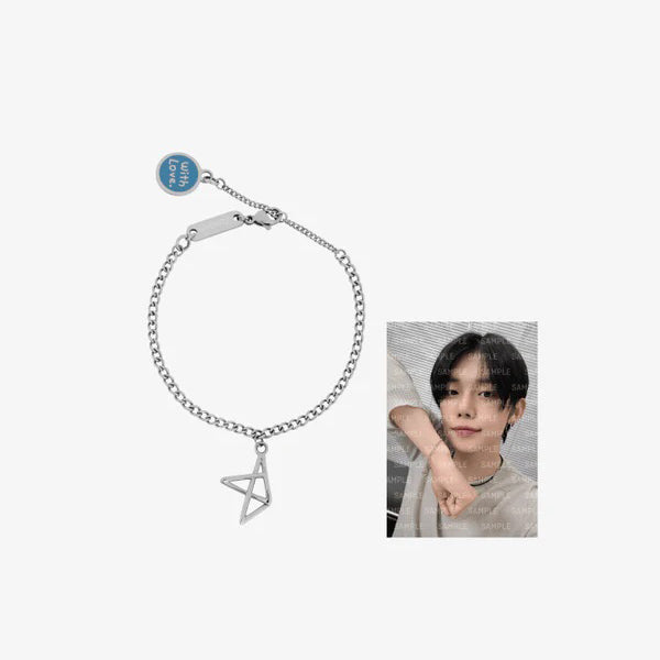 TXT YEONJUN Bracelet Silver With Love Birthday MD - main image