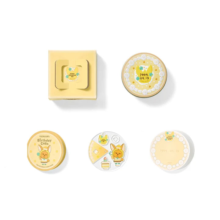 TXT YEONJUN HWANG CHOON Tin Case Set YEONJUNs Birthday Cake Official MD - main image