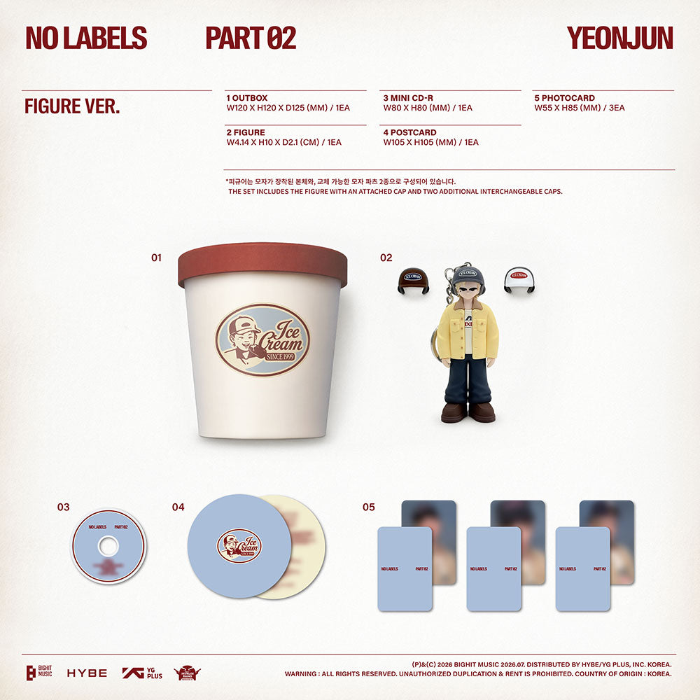 TXT YEONJUN - NO LABELS: PART 02 [2nd Mini Album - Figure Ver.] gallery image 1