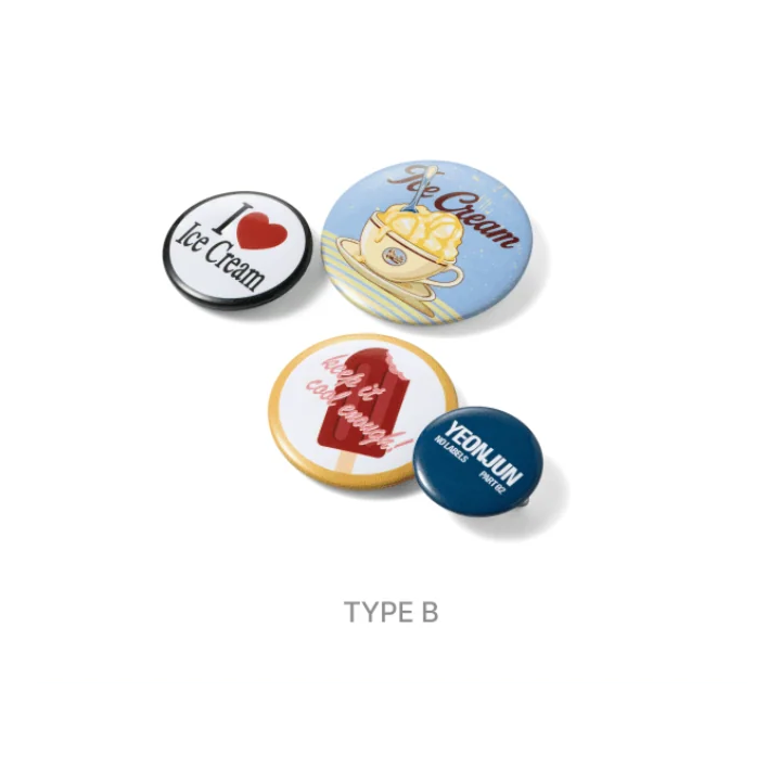 TXT YEONJUN Pin Badge Set NO LABELS PART 02 Official MD - B Ver - main image