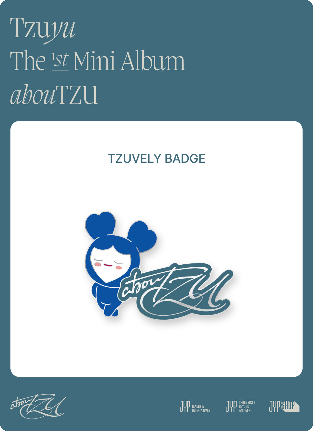 TZUYU - TZUVELY Badge [abouTZU Official MD]