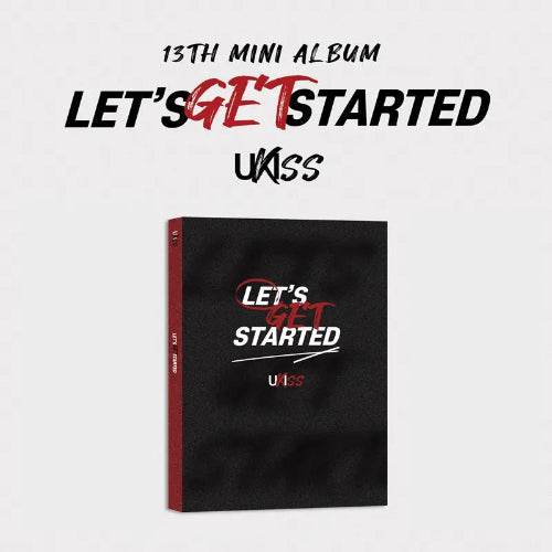 U-KISS LET'S GET STARTED 13th Mini Album SHADOW Ver.