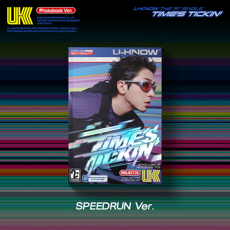 U KNOW Times Tickin 1st Single Album Photobook Ver - SPEED RUN Ver - main image