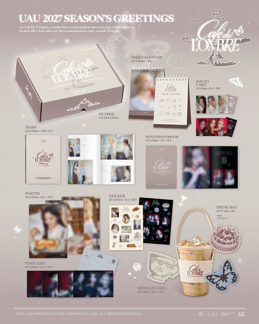 [PRE-ORDER] UAU - 2027 Season's Greetings [Cafe De L'Ombre_Recipe . For . U] gallery image 1