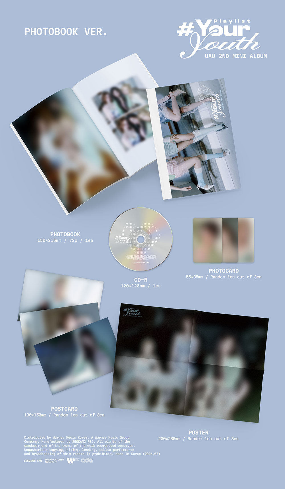 UAU - Playlist #Your Youth [2nd Mini Album - PHOTOBOOK Ver.] gallery image 1